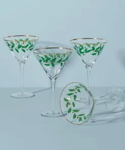 Lenox Holiday 4-Piece Martini Glass Set