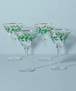 Lenox Holiday 4-Piece Martini Glass Set