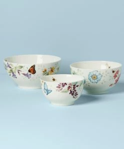 Lenox Butterfly Meadow 3-Piece Bowl Set