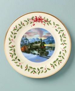 Lenox Home Décor 2021 Holiday Train Plate