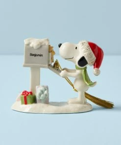 Lenox Personalized Ornaments Snoopy's Letter To Santa Ornament