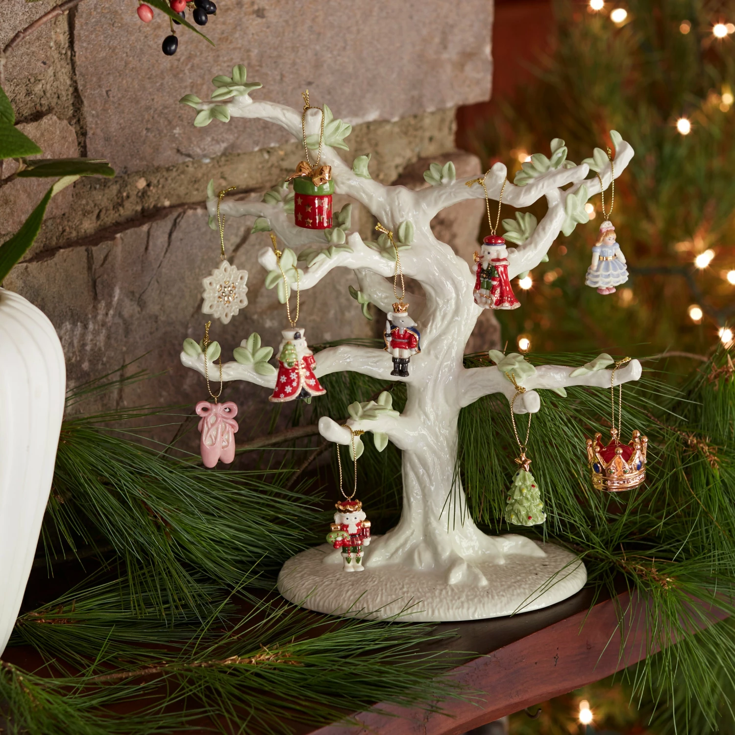 Lenox The Nutcracker 10-Piece Ornament & Tree Set Ornament Trees