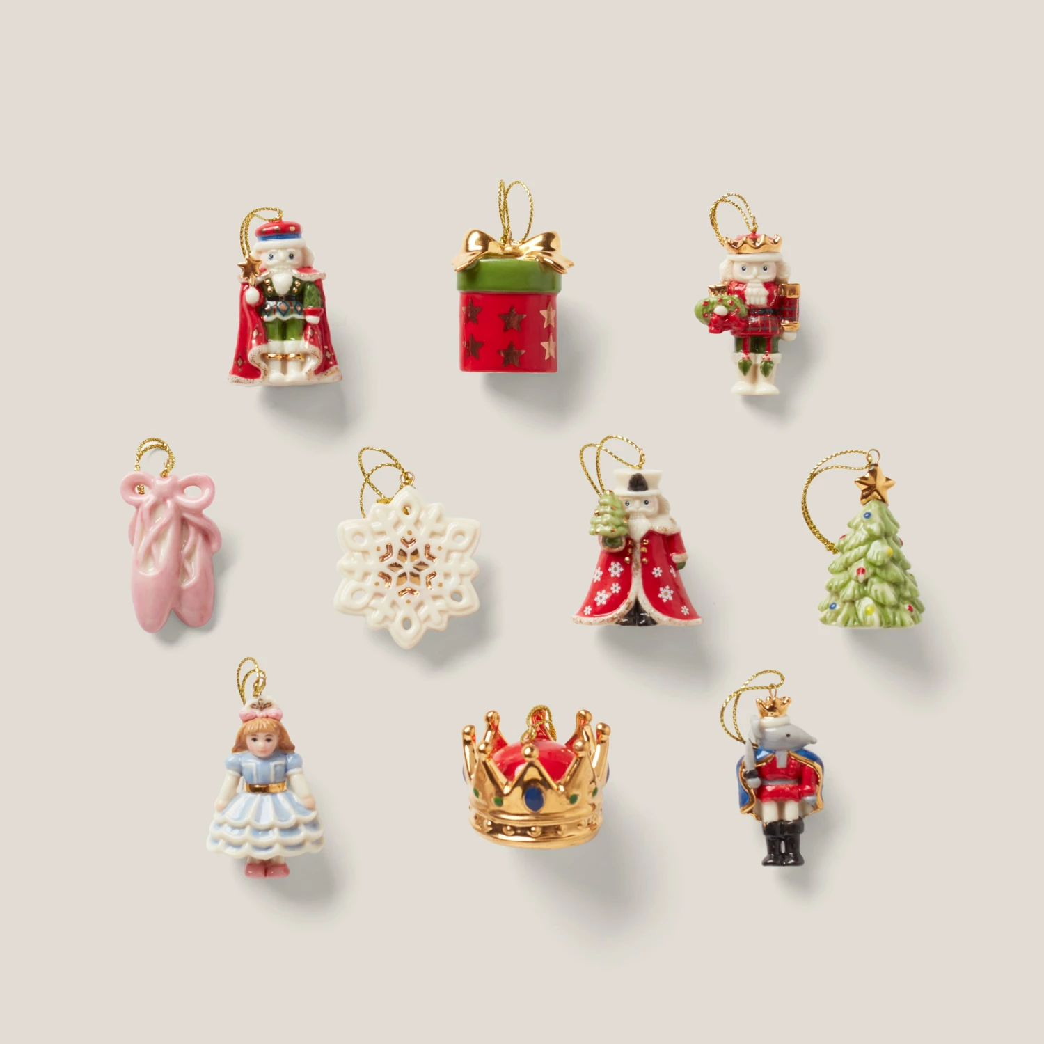 Lenox The Nutcracker 10-Piece Ornament & Tree Set Ornament Trees