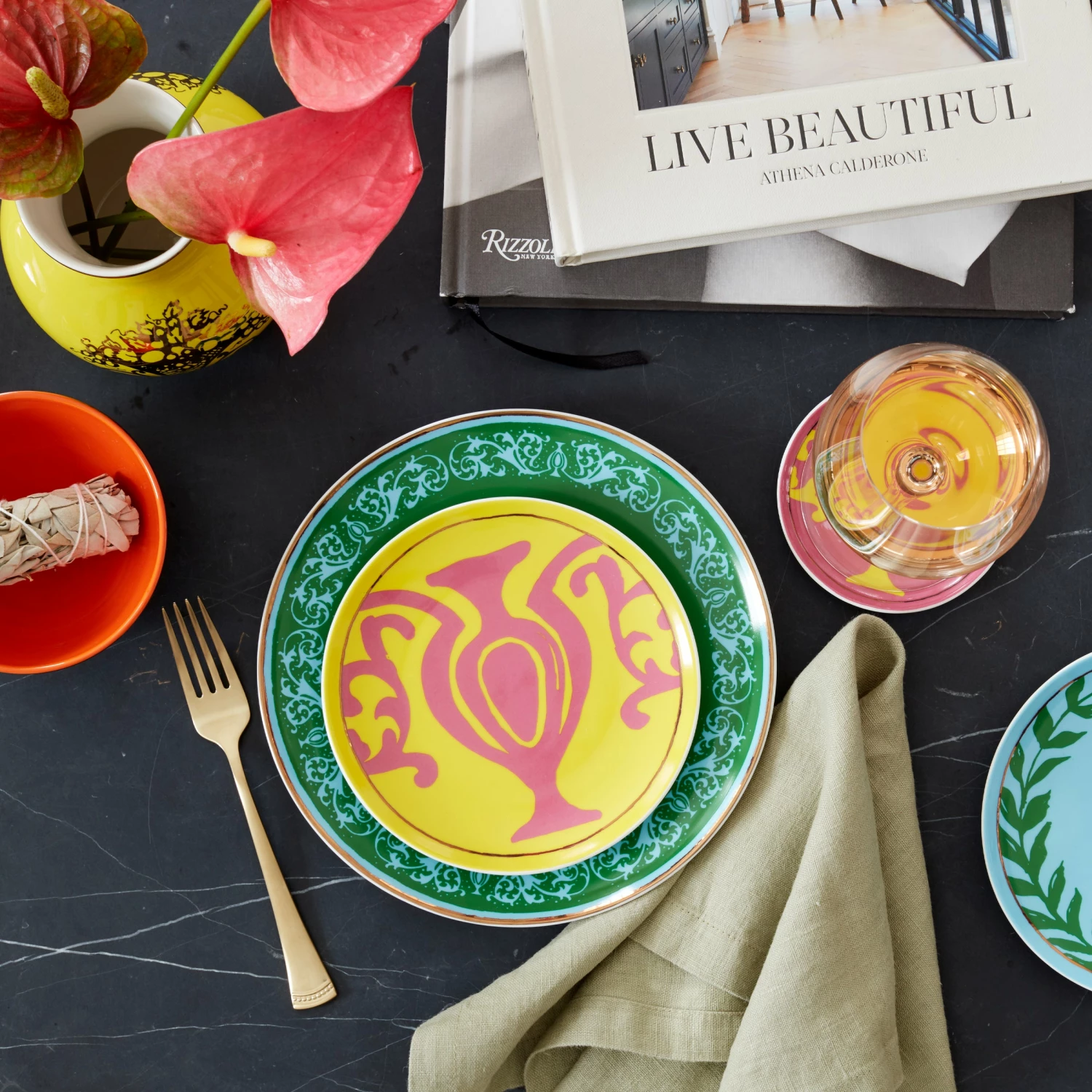Lenox LX Remix Assorted 4-Piece Accent Plate Set