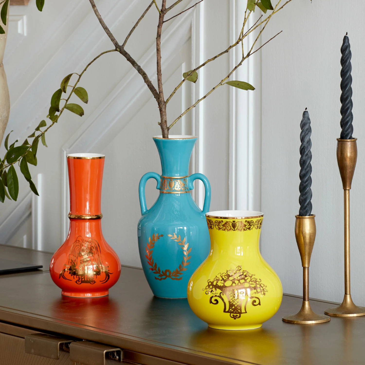 Lenox LX Remix Yellow Vase Home Décor