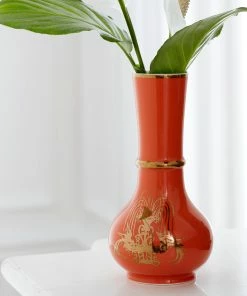Lenox LX Remix Orange Vase Home Décor
