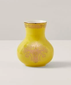 Lenox LX Remix Yellow Vase Home Décor