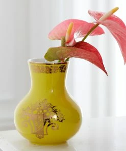 Lenox LX Remix Yellow Vase Home Décor