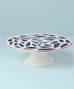 Lenox Dinnerware Blue Bay Cake Plate
