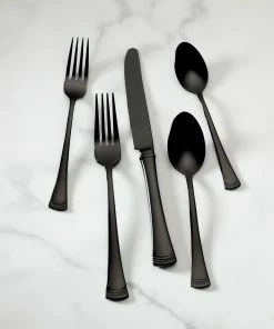 Lenox Portola Black 20-Piece Flatware Set