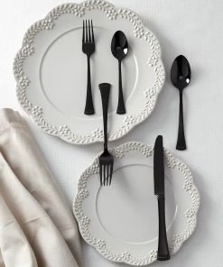 Lenox Portola Black 20-Piece Flatware Set