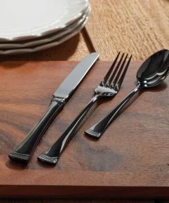 Lenox Portola Black 20-Piece Flatware Set