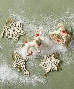 Lenox 2022 Snow Fantasies Cross Ornament