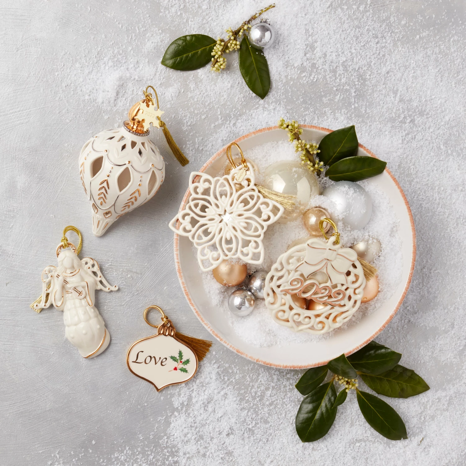 Lenox New Arrivals Holiday Love Ornament Charm