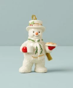 Lenox 2022 Snowman Treats Ornament