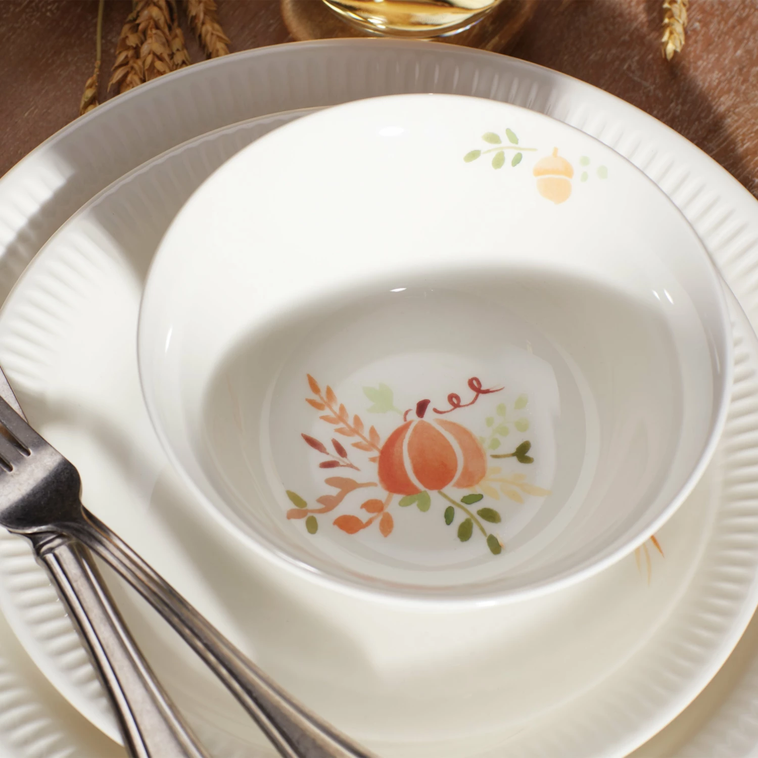 Lenox Profile Harvest 4-Piece All-Purpose Bowl Set Dinnerware