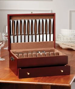 Lenox Mahogany Flatware Chest