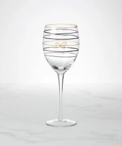 Kate Spade Drinkware Doodle Away Wine Glass