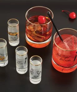 Kate Spade Manhattan, Please Double Old Fashioned Glass Set