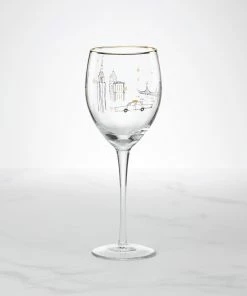 Kate Spade Manhattan, Please Wine Glass