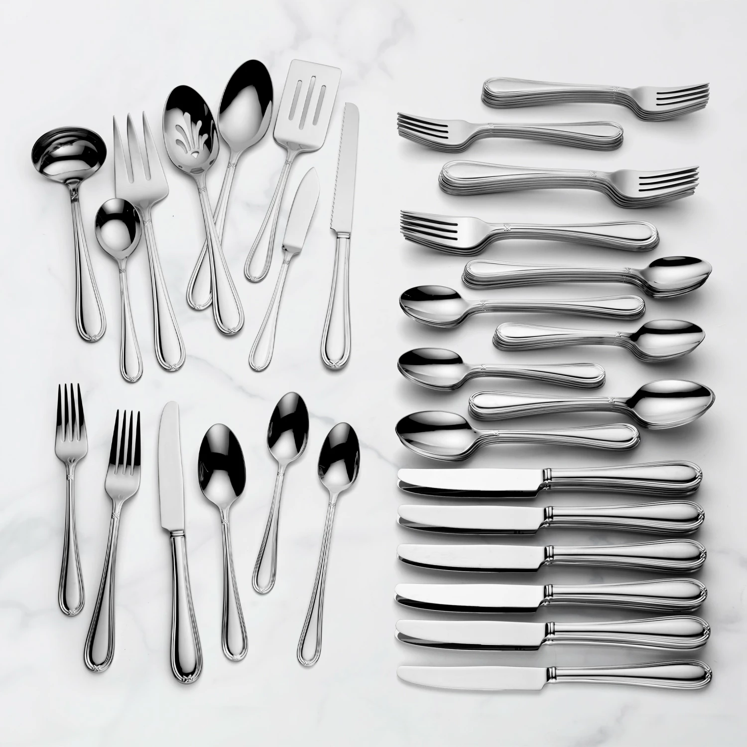 Lenox Ashbridge 80-Piece Flatware Set