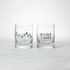 Kate Spade Celebrate 2-Piece Double Old Fashioned Glass Set Drinkware