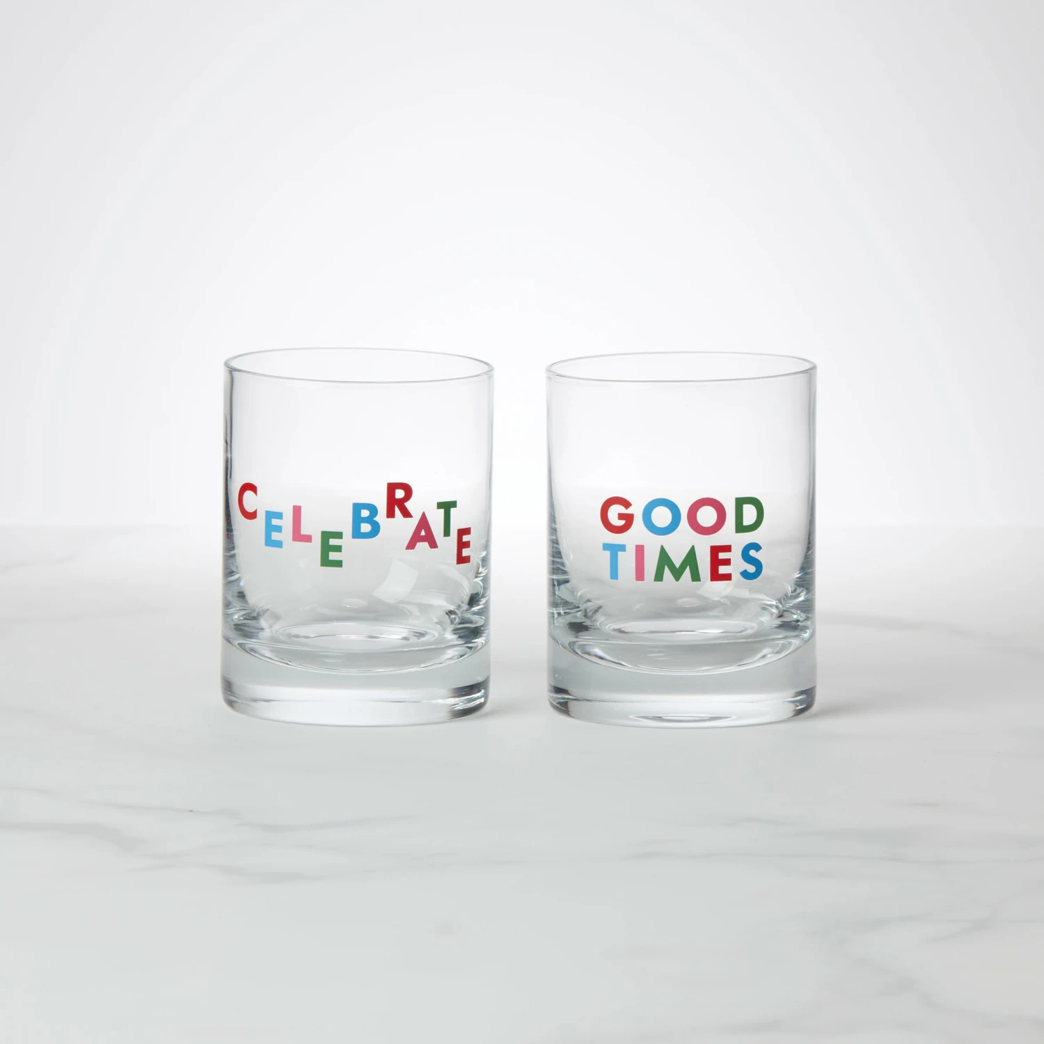 Kate Spade Celebrate 2-Piece Double Old Fashioned Glass Set Drinkware