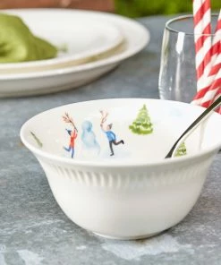 Lenox Profile Snow Day 12-Piece Dinnerware Set