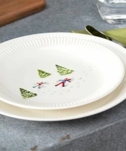 Lenox Profile Snow Day 12-Piece Dinnerware Set
