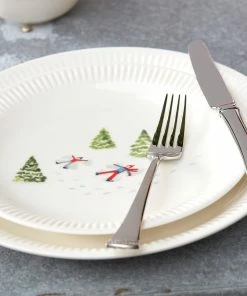 Lenox Profile Snow Day 12-Piece Dinnerware Set