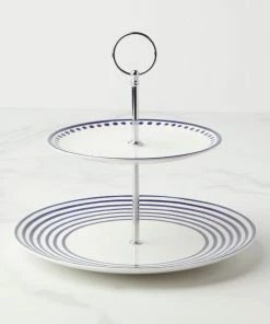 Kate Spade Dinnerware Charlotte Street 2-Tier Server