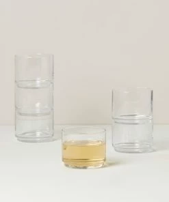 Lenox Drinkware Tuscany Classics Stackable 6PC Short Glasses