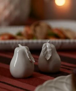 Lenox Wicker Creek Pear Salt & Pepper Set