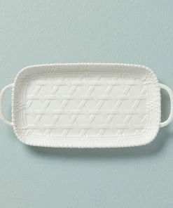 Lenox Wicker Creek Handled Tray