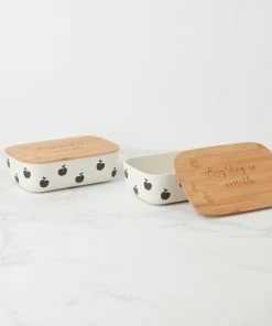 Kate Spade Kitchen Apple Toss Containers With Lids