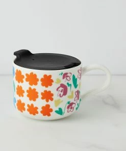 Kate Spade Floral Fields Travel Mug Dinnerware