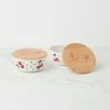 Kate Spade Vintage Cherry Dot Bowl With Lid, S/2