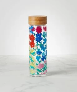 Kate Spade Floral Fields Glass Hydration Bottle Under $50