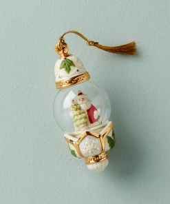 Lenox New Arrivals Santa Globe Ornament