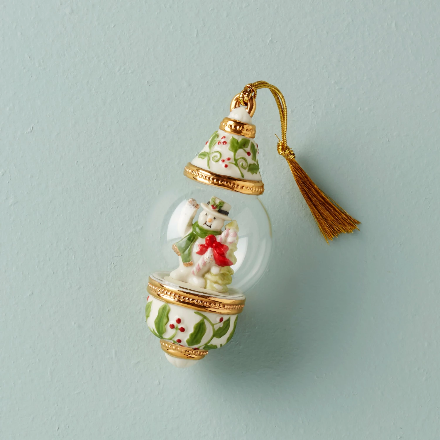 Lenox New Arrivals Snowman Globe Ornament