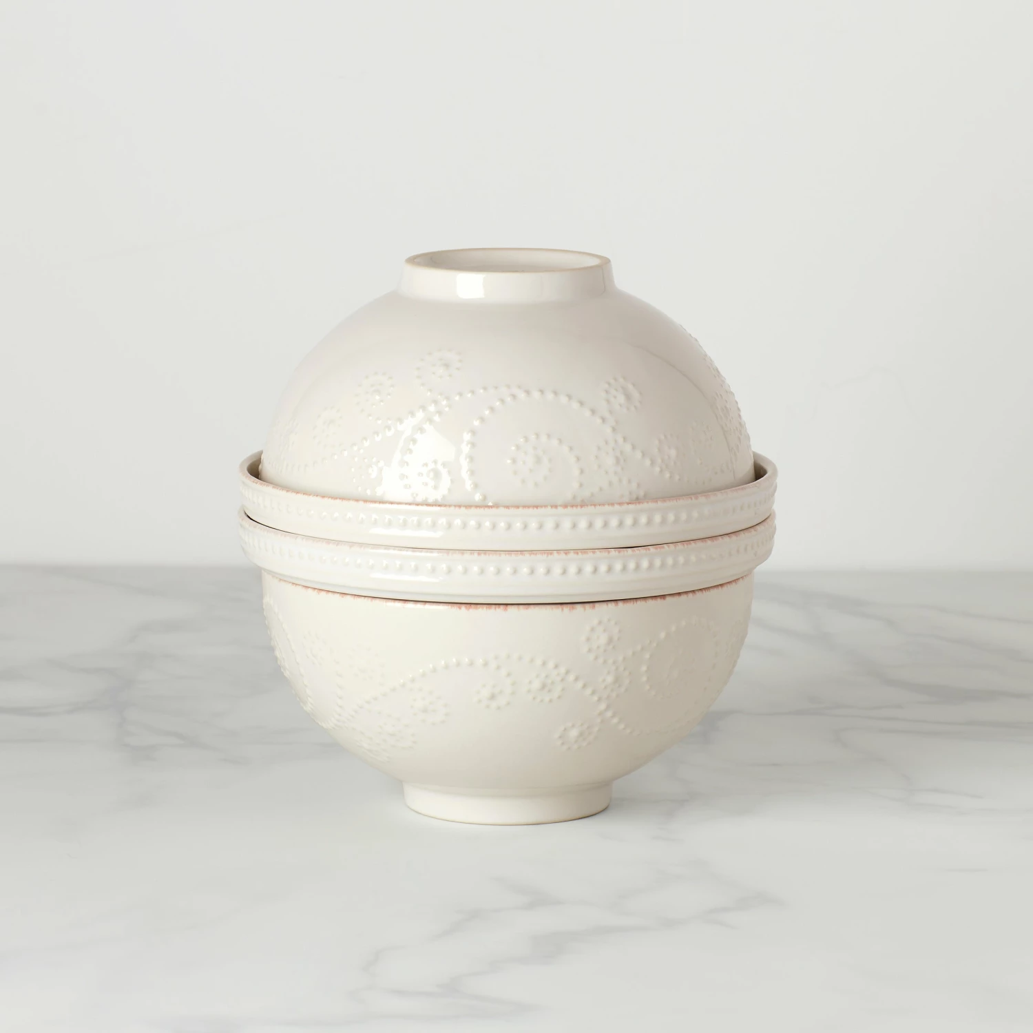 Lenox French Perle 8pc Luna Nesting Dinnerware Set