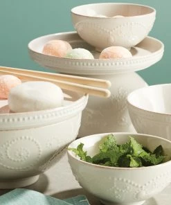 Lenox French Perle 8pc Luna Nesting Dinnerware Set