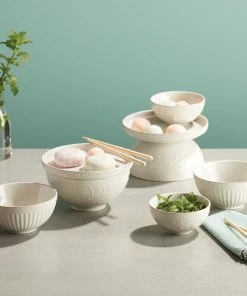 Lenox French Perle 8pc Luna Nesting Dinnerware Set