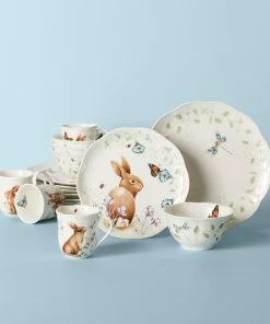 Lenox Dinnerware Butterfly Meadow Bunny 16pc Set