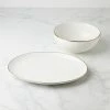 Lenox Dinnerware Trianna White 2pc Serveware Bundle