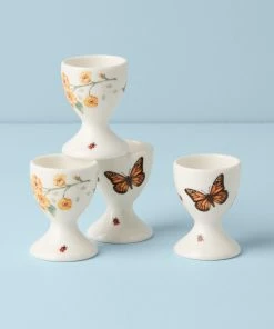 Lenox Dinnerware Butterfly Meadow 4pc Egg Cups