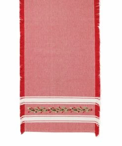 Lenox Holiday Handpaint Stripe Table Runner