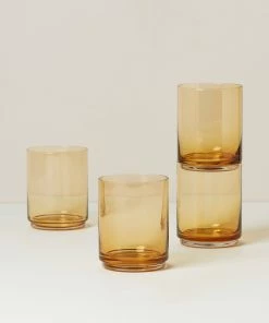 Lenox Drinkware Tuscany Classics Stackable 4-Piece Tall Glasses