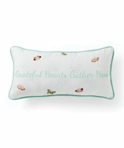 Lenox Home Décor Butterfly Meadow Live Well Pillow 10x20