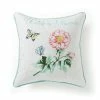 Lenox Butterfly Meadow Welcome Friends Pillow 18x18 Home Décor